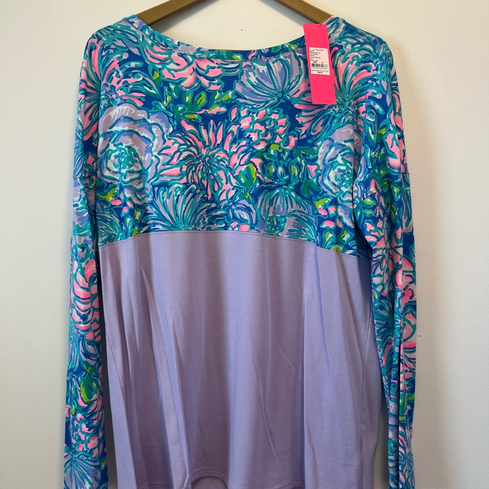 NWT Lilly Pulitzer Finn Long Sleeve Top